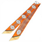 Hermes Lift Profile Silk 100% Twilly Scarf Multicolor — view 3