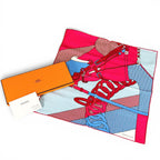Hermes Carre 45 Harnais de Cabriolet Category Wagon Harness Silk 100% Scarf — view 2