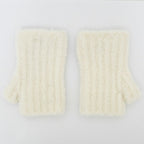 Louis Vuitton Gloves LV Cozy S Cream Wool — view 2