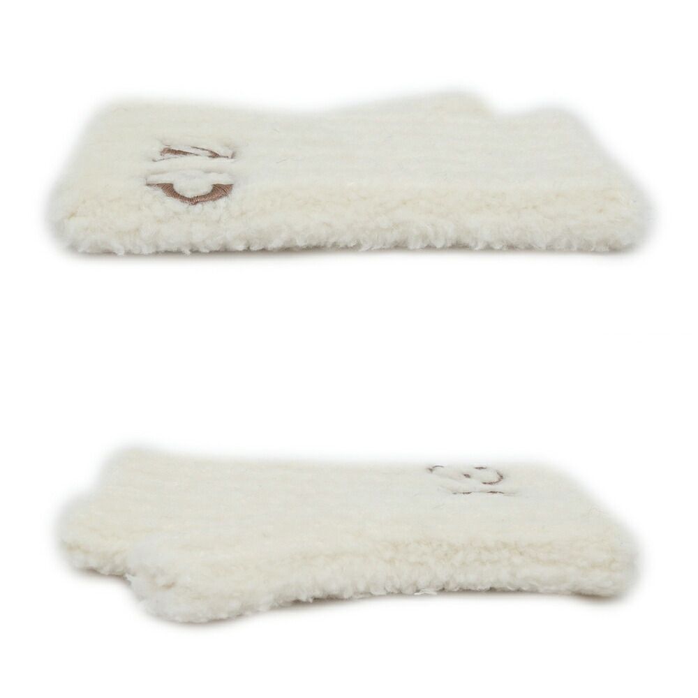 Louis Vuitton Gloves LV Cozy S Cream Wool — view 6