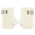Louis Vuitton Gloves LV Cozy S Cream Wool