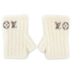 Louis Vuitton Gloves LV Cozy S Cream Wool