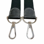 Hermes Canvas Silver Garden Party Shoulder Strap Black — view 3