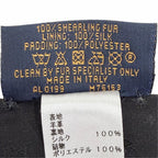 Louis Vuitton Echarpe Graphic LV Shearling Scarf Lining Silk Beige — view 7