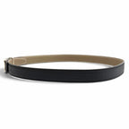 Hermes Swift Veau Black Etoupe Silver Logo Reversible Belt — view 3