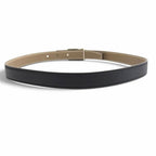 Hermes Swift Veau Black Etoupe Silver Logo Reversible Belt — view 4