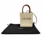Celine Triomphe Leather Mini Vertical Cabas Shoulder Bag — view 2
