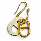 Hermes Maillon Earrings Swift Gold Chaine D'ancre Ivory — view 5