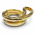 Bottega Veneta Bandeau Frill Ring Gold — view 4