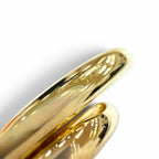 Bottega Veneta Bandeau Frill Ring Gold — view 8