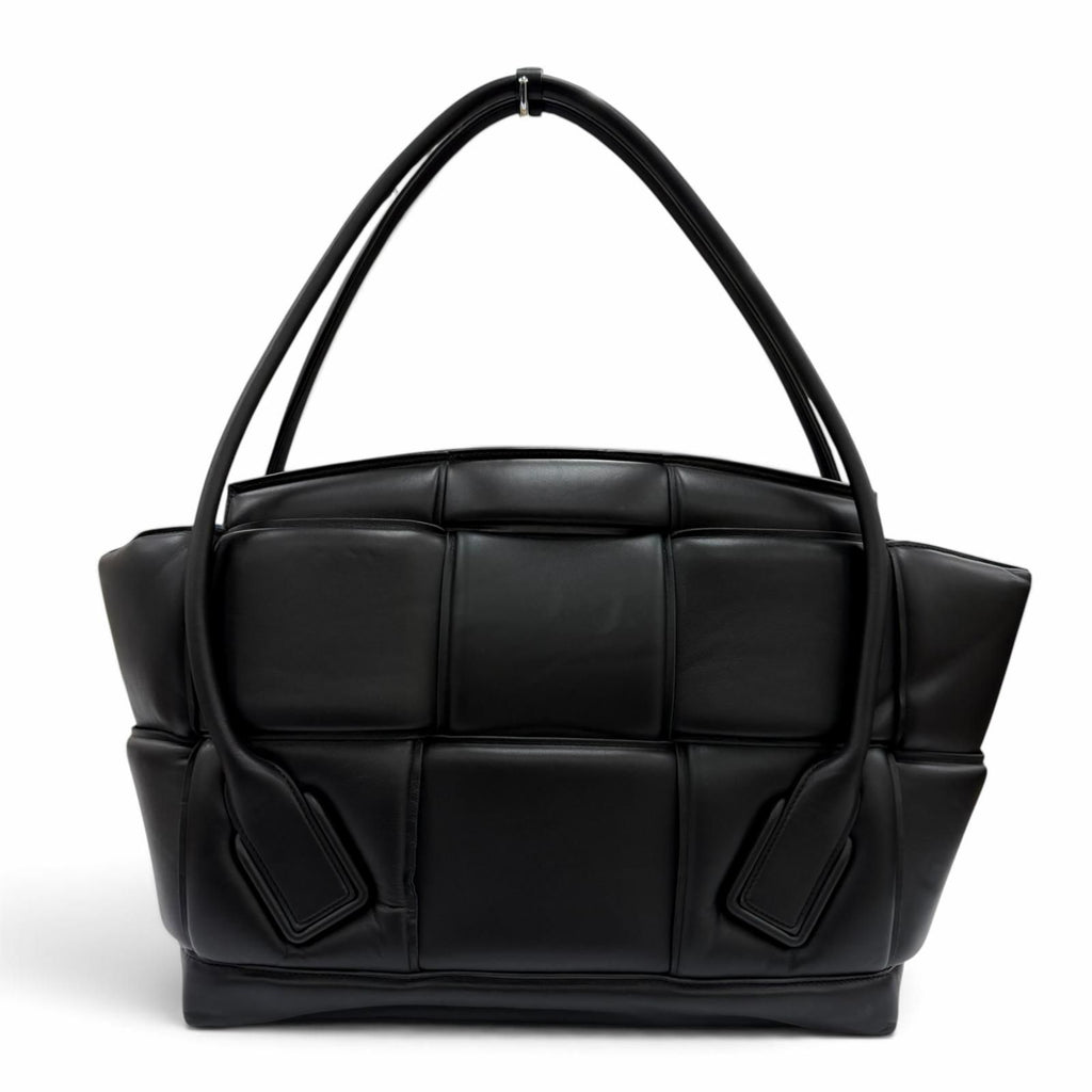 Bottega Veneta Padded Large Arco Handbag Leather Black — view 3