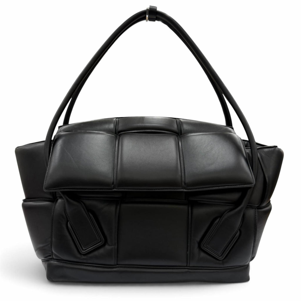 Bottega Veneta Padded Large Arco Handbag Leather Black