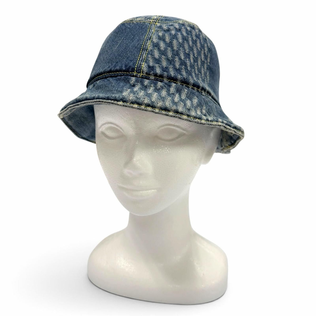 Louis Vuitton Nigault Bonnet Damier Giant Wave Monogram Reversible Denim Hat — view 2