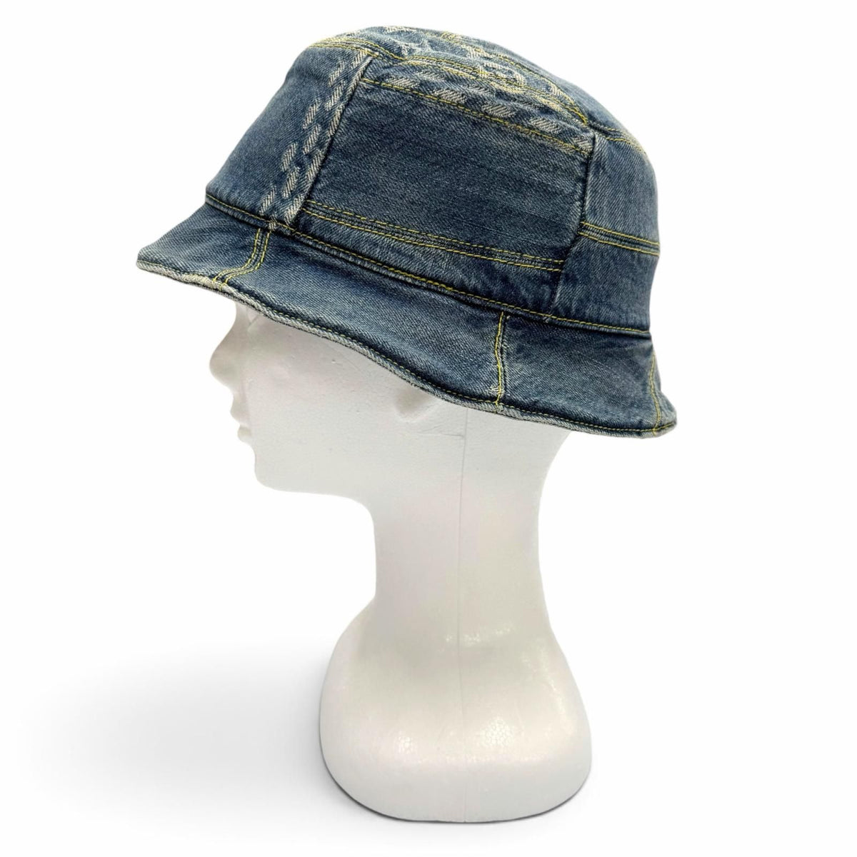 Louis Vuitton Nigault Bonnet Damier Giant Wave Monogram Reversible Denim Hat — view 3