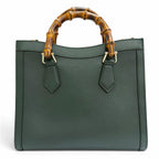 Gucci Diana Medium Tote Bamboo 2-Way Shoulder Bag Dark Green — view 5