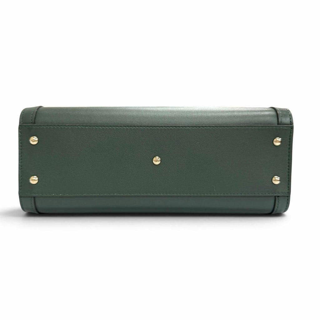 Gucci Diana Medium Tote Bamboo 2-Way Shoulder Bag Dark Green — view 6