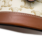 Celine Shoulder Bag Triomphe Tambour Medium Leather — view 6