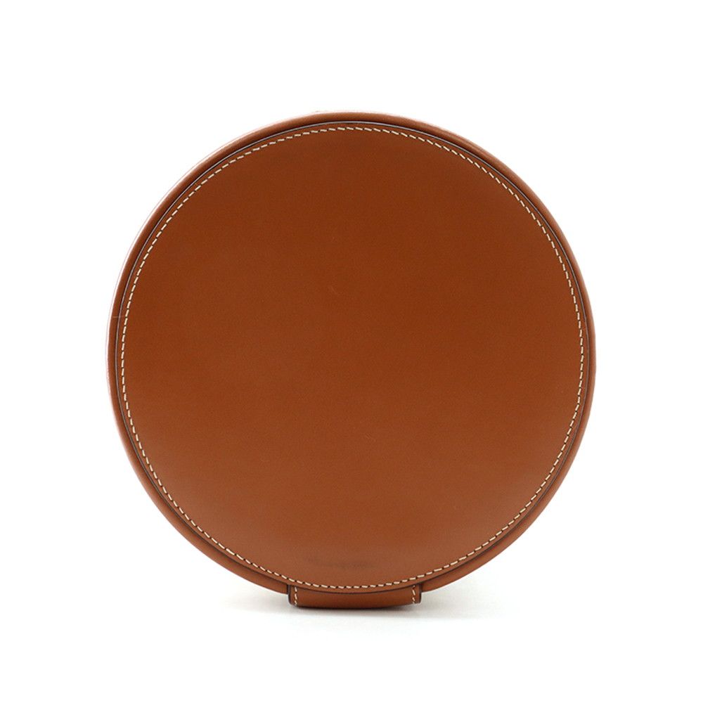 Celine Shoulder Bag Triomphe Tambour Medium Leather — view 3
