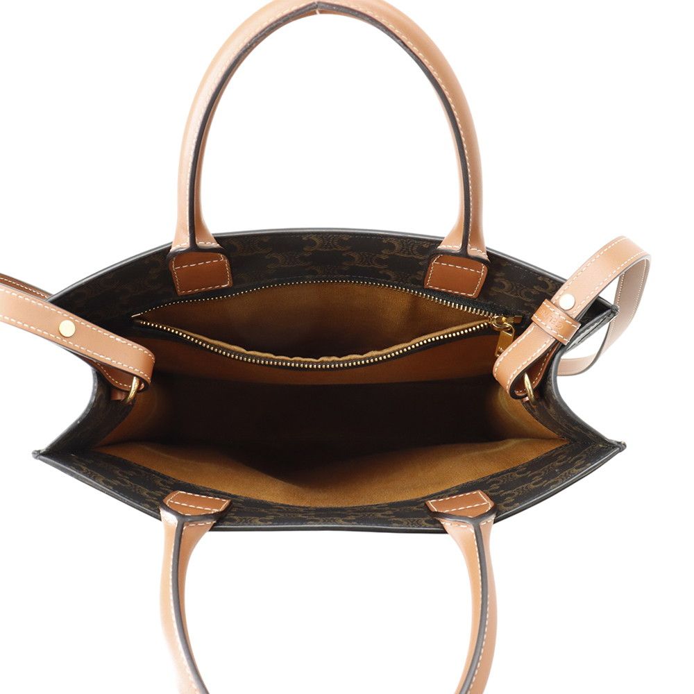 Celine Handbag Triomphe Small Vertical Cabas Leather 2-Way — view 6