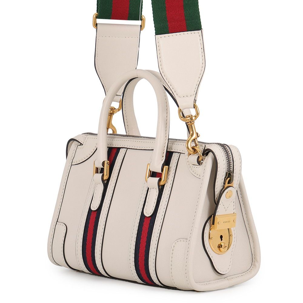 Gucci Handbag Sherry Line Leather 2-Way Shoulder White — view 2