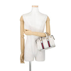 Gucci Handbag Sherry Line Leather 2-Way Shoulder White — view 4