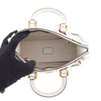 Gucci Handbag Sherry Line Leather 2-Way Shoulder White — view 6