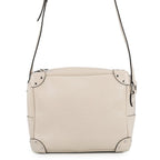 Gucci Shoulder Bag GG Embossed Leather White