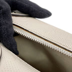 Gucci Shoulder Bag GG Embossed Leather White — view 8