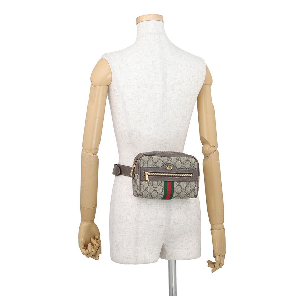 Gucci Waist Bag GG Supreme Ophidia Pouch — view 5
