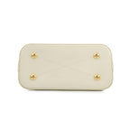 Louis Vuitton Monogram Vernis Alma BB 2-Way Shoulder Bag White — view 3