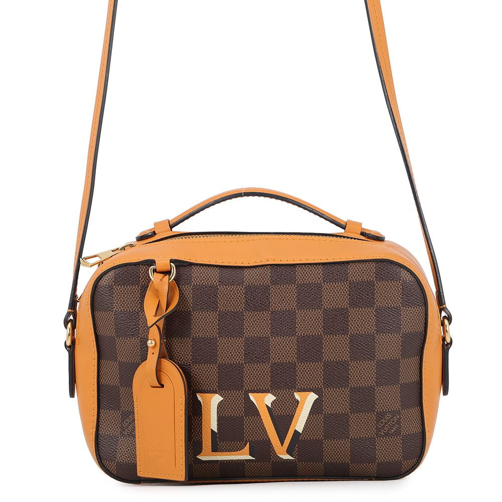 Louis Vuitton Shoulder Pouch Damier Ebene Santa Monica