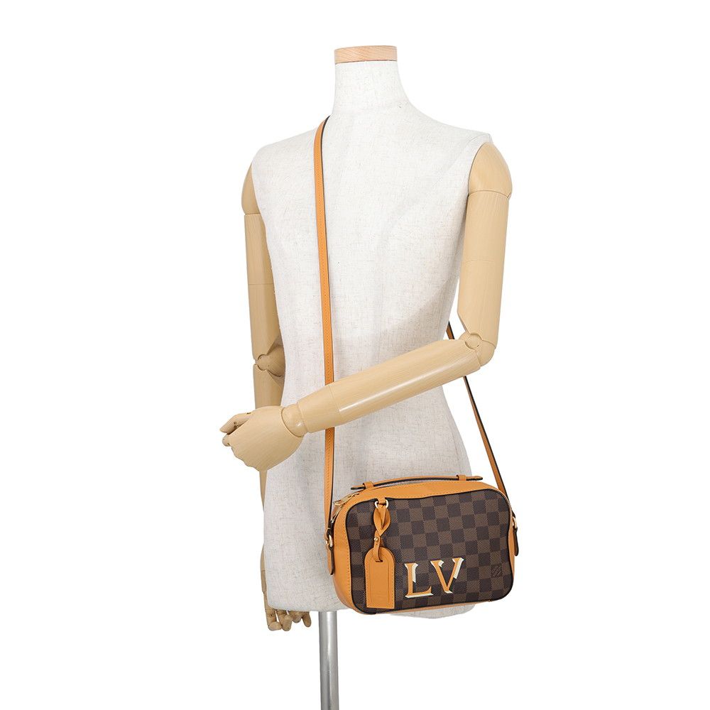 Louis Vuitton Shoulder Pouch Damier Ebene Santa Monica — view 4