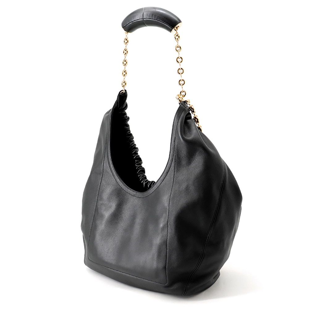 Loewe Shoulder Bag Squeeze Medium Melona Palam 2-Way Black — view 2