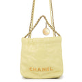 Chanel 22 Mini CC Logo Shiny Calfskin 2-Way Shoulder Bag