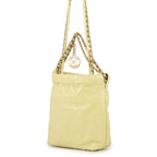 Chanel 22 Mini CC Logo Shiny Calfskin 2-Way Shoulder Bag — view 2