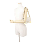 Prada Shoulder Bag Quilted Leather White — view 4