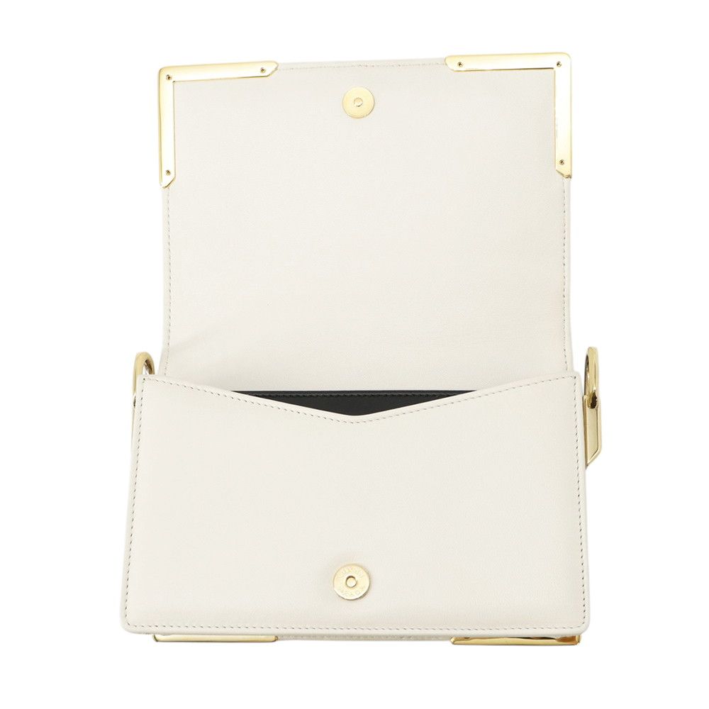 Prada Shoulder Bag Quilted Leather White — view 7