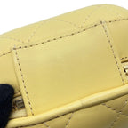 Chanel Chain Shoulder Bag Quilted CC Logo Vanity Leather — view 8