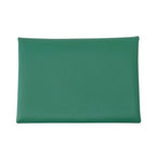 Hermes Coin Purse Calvi Duo Verso Vert Vertigo Jaune Milton Silver Epsom — view 3