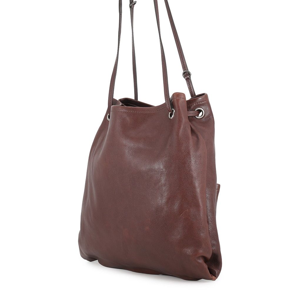 Prada Shoulder Bag Root Large Leather Logo 2-Way — view 2