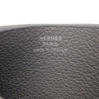 Hermes Card Case H Sellier Gris Meyer Evercolor — view 6