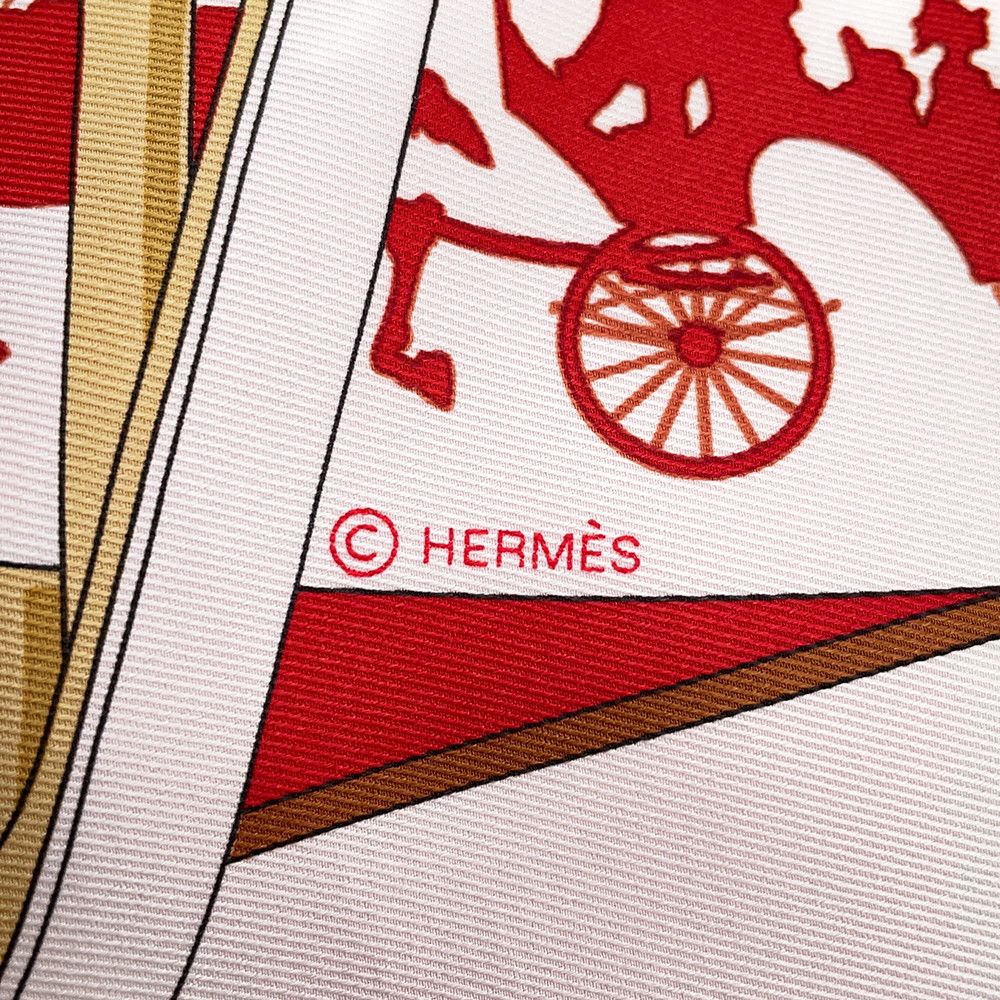 Hermes LS Scarf Carre 70 Paris on Wheels Bandana Aris Qui Roule Bamdan — view 4