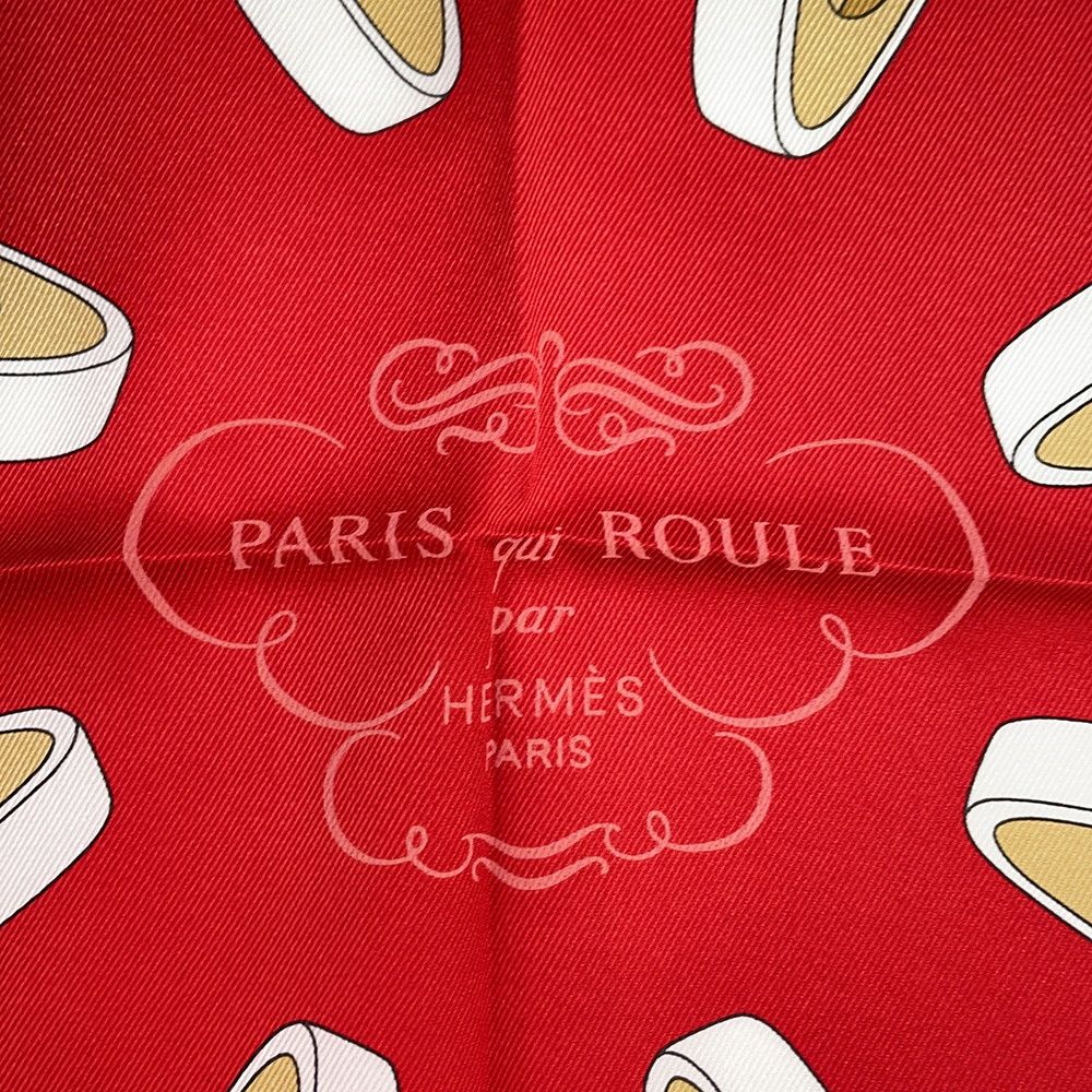 Hermes LS Scarf Carre 70 Paris on Wheels Bandana Aris Qui Roule Bamdan — view 3