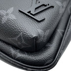 Louis Vuitton Belt Bag Monogram Eclipse Avenue PM Black — view 8