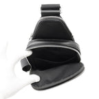 Louis Vuitton Belt Bag Monogram Eclipse Avenue PM Black — view 6