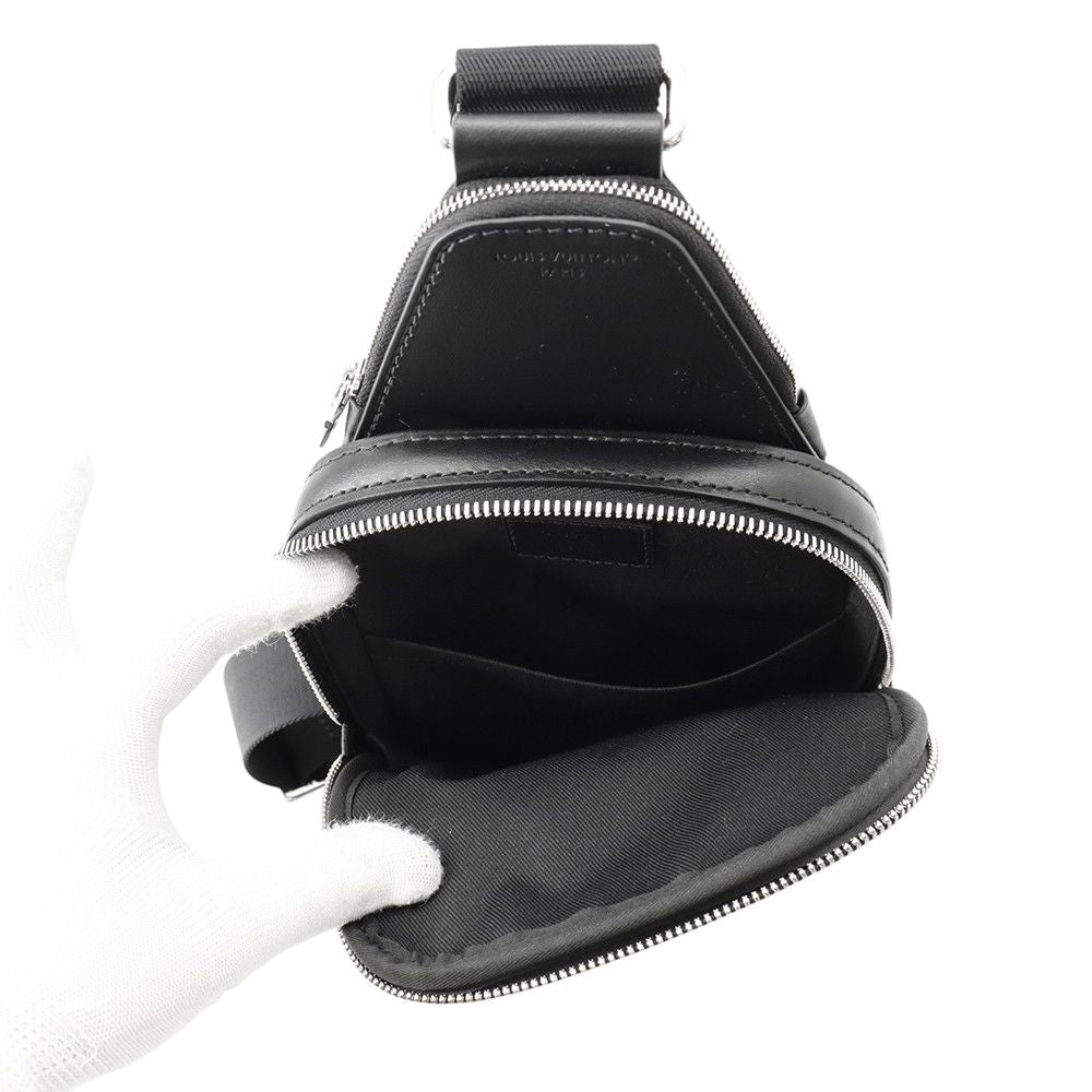 Louis Vuitton Belt Bag Monogram Eclipse Avenue PM Black — view 6