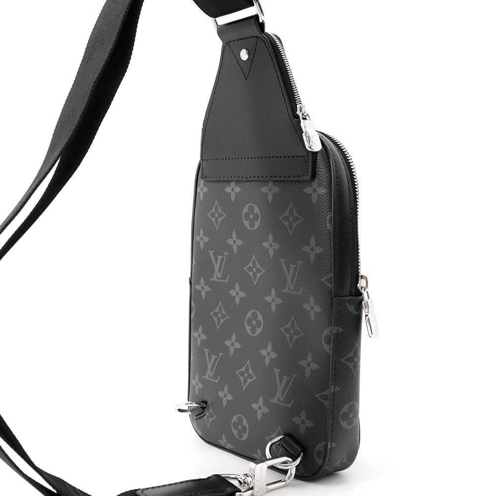 Louis Vuitton Belt Bag Monogram Eclipse Avenue PM Black — view 3