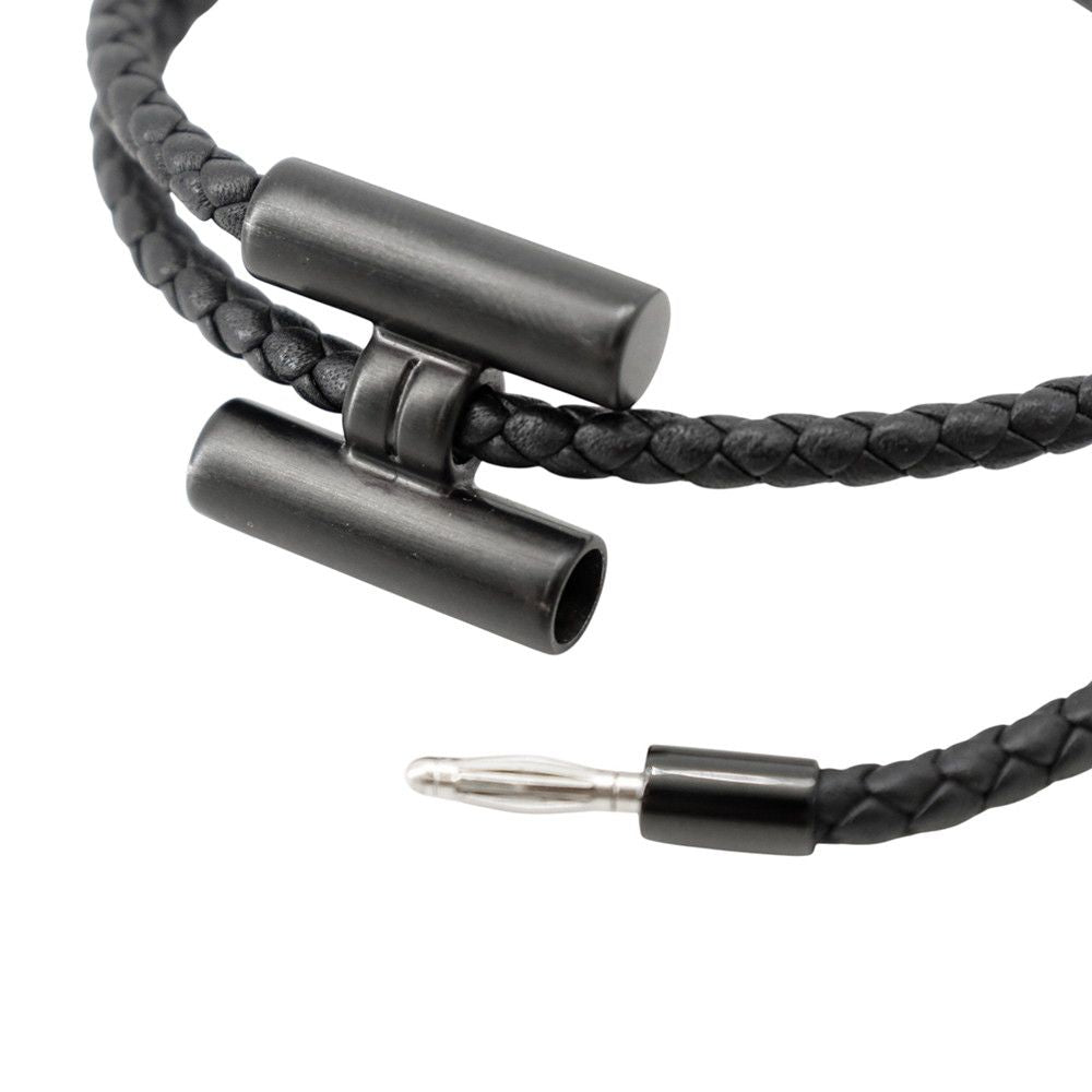 Hermes Bracelet Tournis Tresse Black Swift — view 5