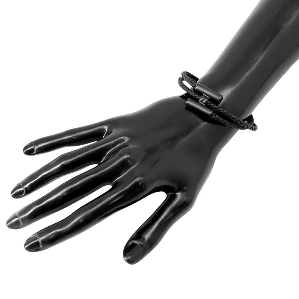 Hermes Bracelet Tournis Tresse Black Swift — view 4
