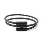 Hermes Bracelet Tournis Tresse Black Swift